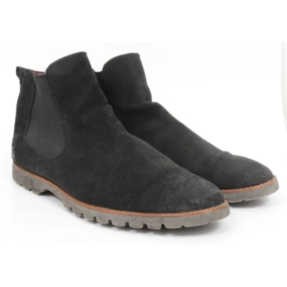 BUKS by Walk-Over Donovan Men's 11.5 Leather Goodyear Welted Chelsea Boots